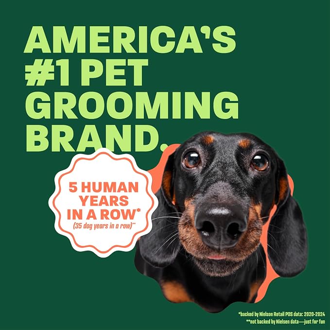 TropiClean No Rinse Waterless Dog Shampoo | Detangling & Deodorizing Dry Shampoo for Smelly Pets | Moisturizes Dry Skin | USA Made | Papaya Scent | 7.4oz