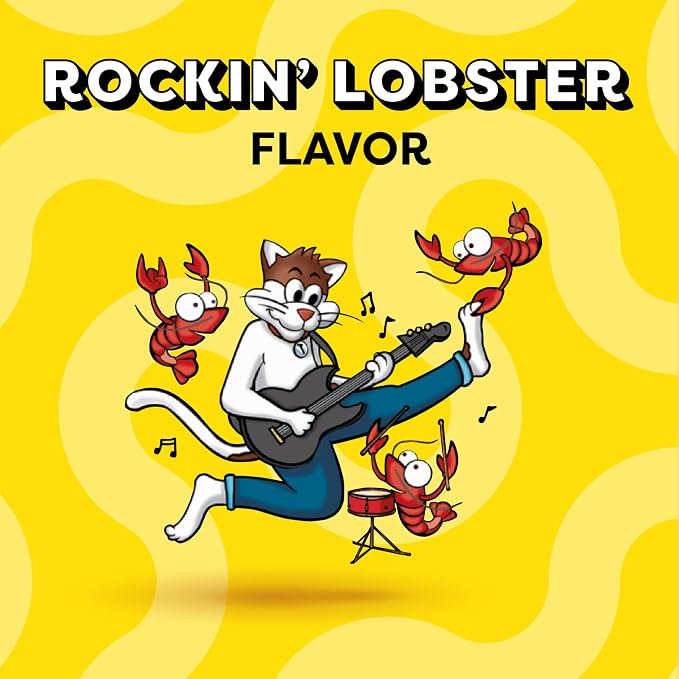 Temptations Classic Cat Treats, Rockin' Lobster Flavor, Crunchy and Soft Cat Treats 6.3 oz. Pouch (Pack of 10)
