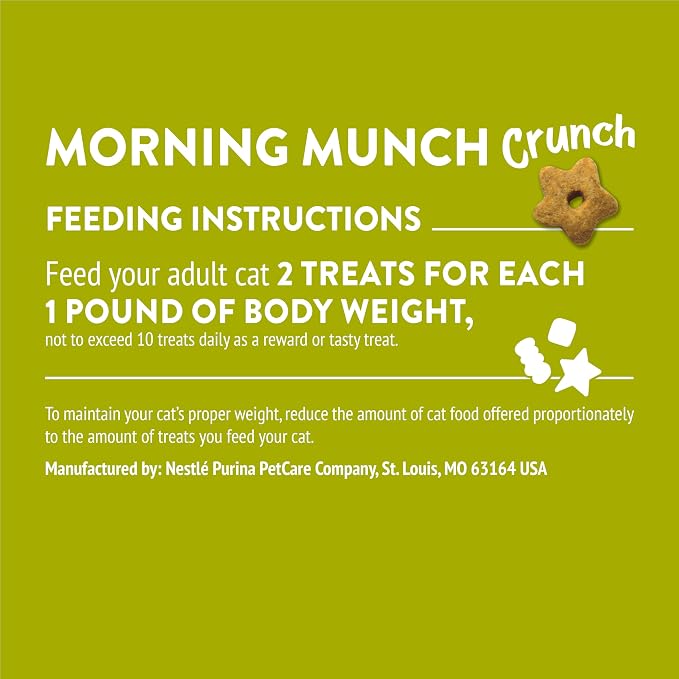 Friskies Purina Party Mix Morning Munch Crunch Egg, Bacon and Cheese Flavors Cat Treats - 20 oz Canister