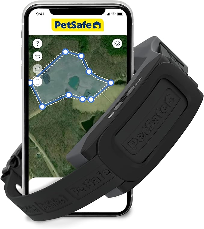 PetSafe Guardian GPS 2.0 Dog Fence + Tracking Wireless Dog Fence with Reliable Dual Frequency GPS Tracking Smaller Collar for All Breeds 10 lbs and Above Subscription Required