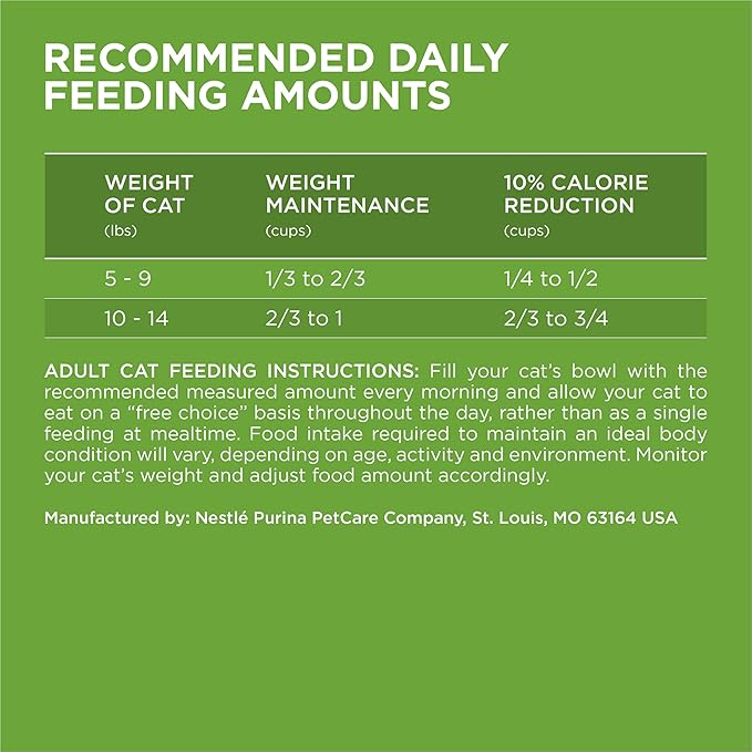 Purina ONE Natural, Low Fat, Weight Control, Indoor Dry Cat Food, +Plus Indoor Advantage - 16 lb. Bag