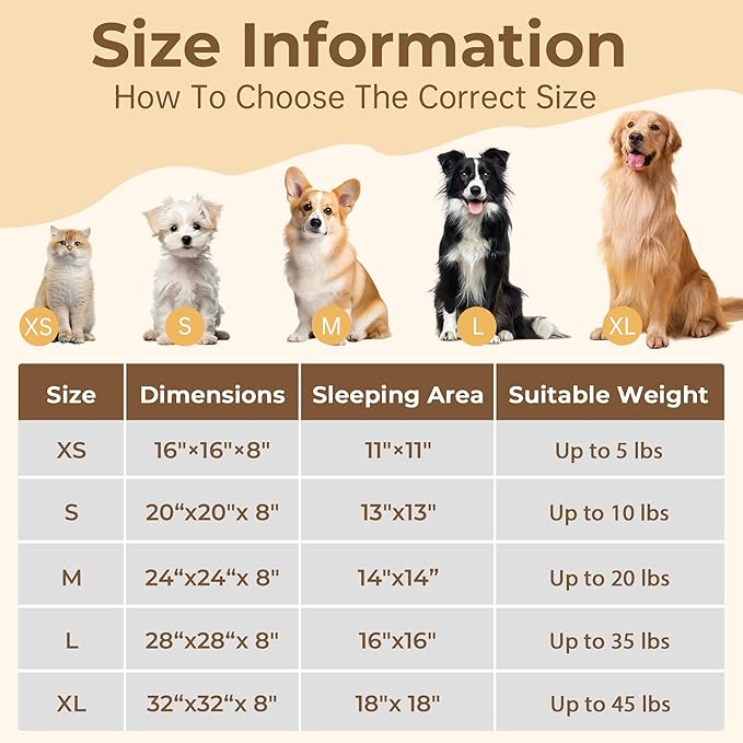 Calming Donut Dog Bed for Small Dogs, Anti-Anxiety Round Washable Plush Fluffy Faux Fur Large Cat Bed, 24 inches Fits up to 20 lbs Pets, Anti-Slip Waterproof Mute Base Gray