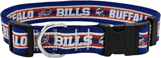 Pets First NFL Buffalo Bills Licensed PET COLLAR, Extra Large - Heavy-Duty, Strong, and Durable Dog Collar. Available in 31 Football Teams and 4 Sizes