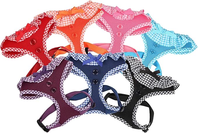 Authentic Puppia Vivien Harness, Pink, Large