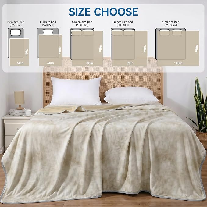 Guohaoi Cooling Throw Blanket for Hot Sleepers, Twin Size 50''×70'' Lightweight Breathable Summer Bed Blanket for Couch, Arc-Chill Q-Max >0.5 Cool Fiber, Lightweight Blanket Light Grey
