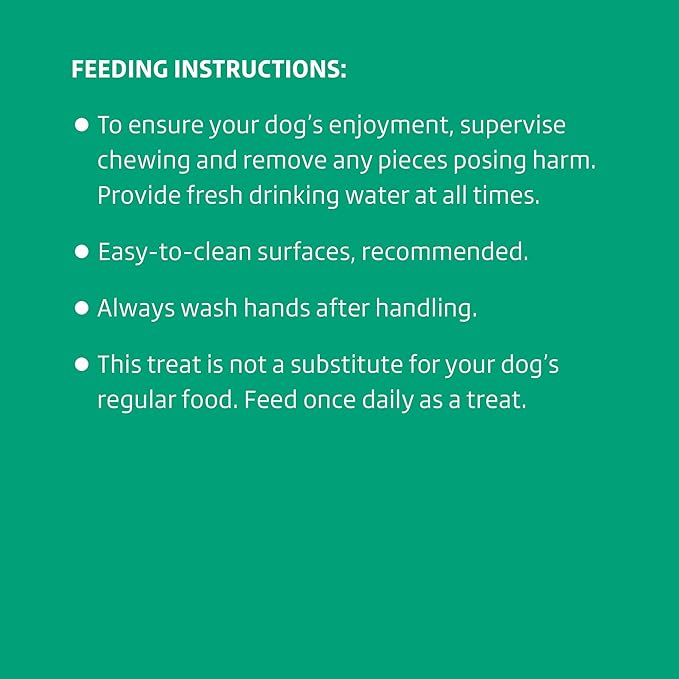 Amazon Brand - Wonder Bound Beef Flavor Dental Sticks for Large Dogs (Over 30 lbs), 6-Ridge Shape for Plaque & Tartar Control, Freshens Breath, Formulated with Vitamin C, 40 Count (Pack of 1)