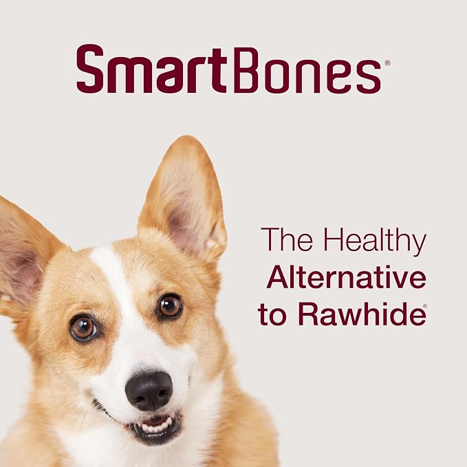 SmartBones Smart Kabobz With Real Chicken, Pork and Duck, Rawhide-Free Chews for Dogs, 18 Count