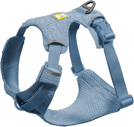Ruffwear, Front Range Flex Dog Harness, Engineered Knit Construction for Ultimate Fit and Mobility, Lightweight Flexible Everyday Harness with Dual Leash Clips, Polar Blue, Large/X-Large
