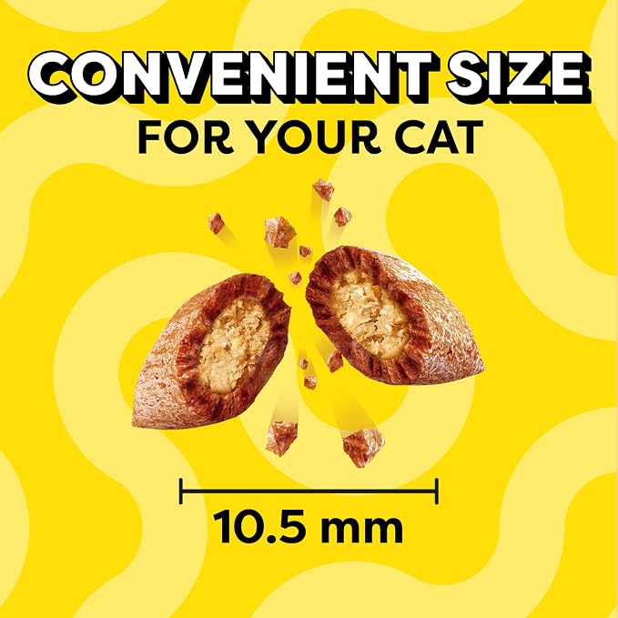 Temptations Classic Cat Treats, Rockin' Lobster Flavor, Crunchy and Soft Cat Treats 6.3 oz. Pouch (Pack of 10)