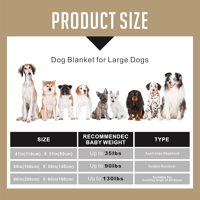 Dog Blankets for Large Dogs Upgraded, Dog Cat Flannel Blankets Washable, Cute Bone Paw Print Blanket for Bed Cover, Couch, Crate, 80x60 inch