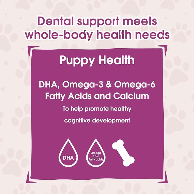 Get Naked Grain Free 1 Pouch 6.2 Oz Puppy Health Dental Chew Sticks, Small