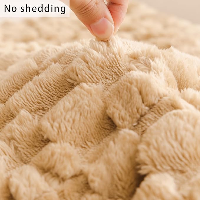 Gumfolk Plush Pet Sofa Covers for Dogs Washable Couch Protector for Cushion, Dog Friendly Furniture Covers Protector