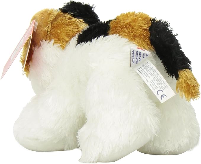 Aurora® Adorable Mini Flopsie™ Esmeralda™ Stuffed Animal - Mini Companions Ready for Playful Adventures - for Kids All Ages, Toddlers, Adults, and Families - White 8 Inches