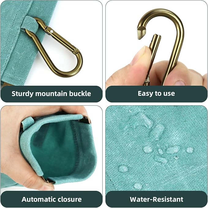 1 Pcs Pocket Pet Training Pouch,Dog Treat Pouch for Portable Pet Dog Walking Bag for Travel or Outdoor Use (Cyan)