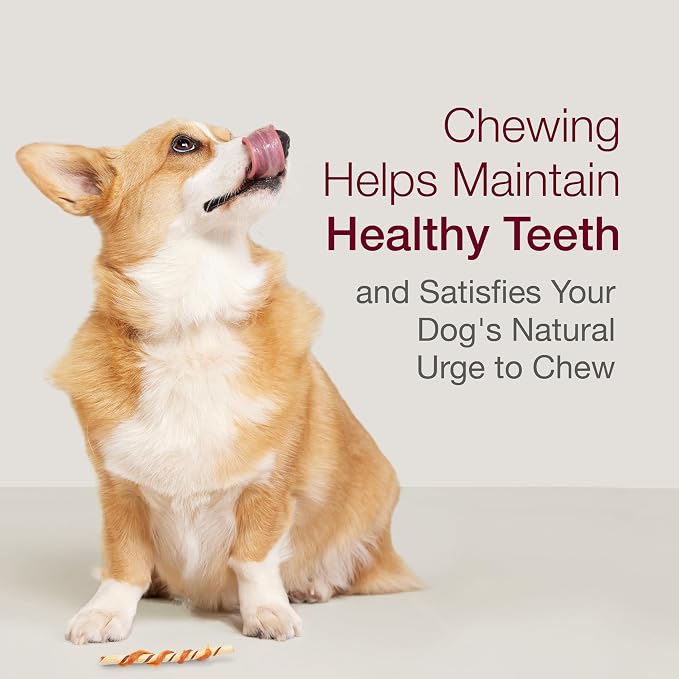 SmartBones SmartChips with Real Peanut Butter, Rawhide-Free Chews for Dogs, 12 Count