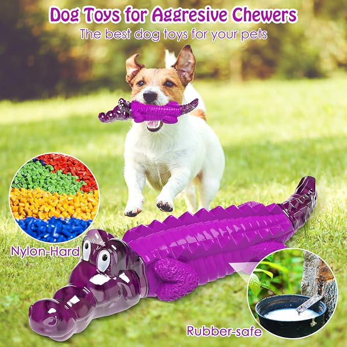 Jeefome Dog Chew Toys for Aggressive Chewers: Puppy Teeth Chew Toy -Indestructible Dog Toys for Small Meduium Large Breed