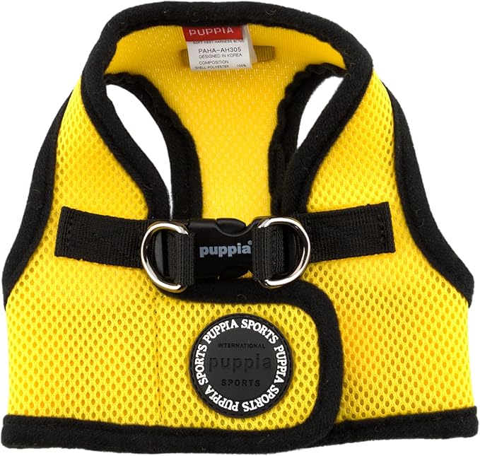 PUPPIA International Harness Soft B Vest, Large, Yellow