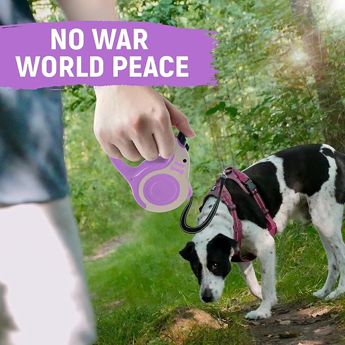 Retractable Dog Leash Automatic Telescopic Tractor Dog Tape, Pet Tape 10/16 FT Durable and Convenient, with Folding Bowl, Dispenser, Rubbish Bags, Suitable for Small and Medium Dogs