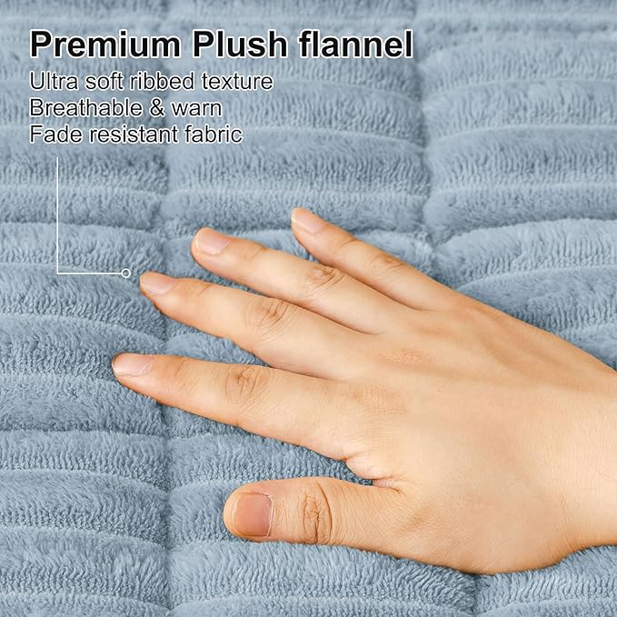 Smiry Couch Cover for Dogs, Non Slip Washable Sofa Protector for Pets, Soft Furniture Cover for Pet, Stylish Sofa Covers, Cozy Protect Against Fur, Dirt & Everyday Messes (Haze Blue, 27.6" x 88")