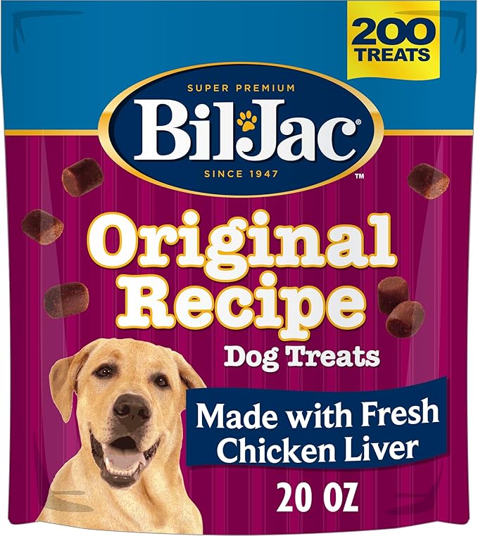 Bil-Jac Original Recipe Soft Dog Treats | Real Chicken Liver | 20 oz Resealable Bag
