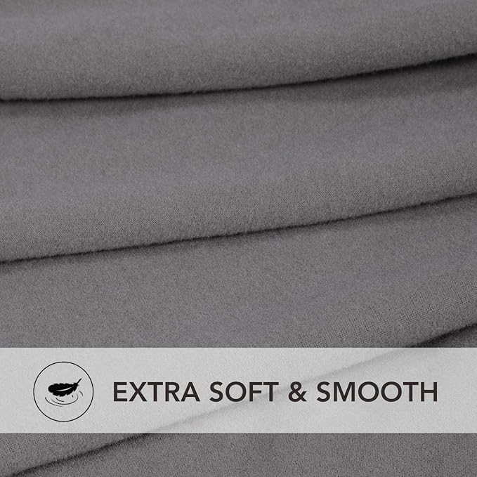 PureFit Super Stretch Sectional Couch Covers - 2 pcs Spandex Non Slip Sofa Covers with Elastic Bottom for L Shape Sectional Sofa Couch, Great for Kids & Pets (3 Seat Sofa + 2 Seat Chaise, Light Gray)