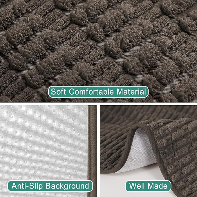 Foxdecor Couch Arm Covers Sofa Arm Cover, Arm Chair Covers Set of 2, Non-Slip Chair Arm Covers, Arm Rest Cover for Sofa, Armchair Slipcovers Couch Protector (Chocolate 20x20 inch)