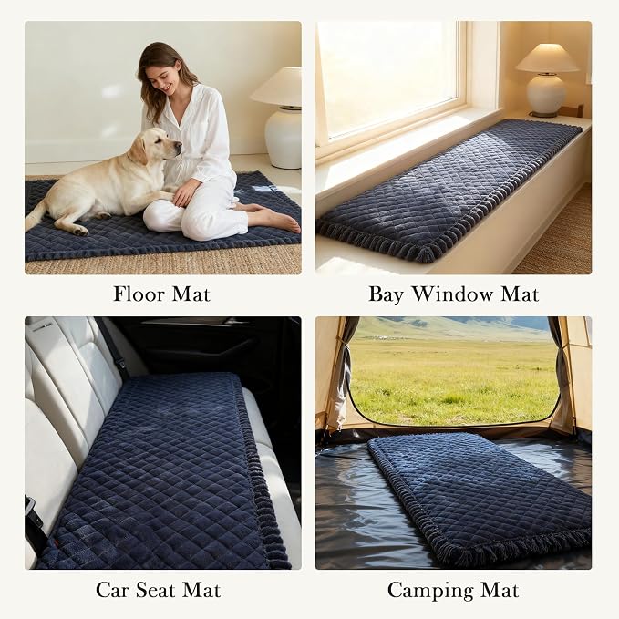 Diamond Quilted Couch Cover for Dogs Non Slip - Large Silicone Particles Pet Friendly Thick Sofa Slipcover for 3 Cushion Couch Washable Furniture Protector Mat for Dogs Cats