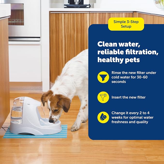 PetSafe Drinkwell Premium Replacement Carbon Filters, Dog and Cat Water Fountain Filters