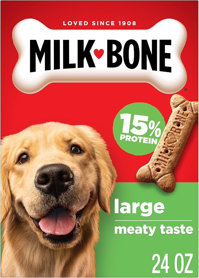 Milk-Bone Original Biscuits, Large Dog Treats, 24 Oz. Box