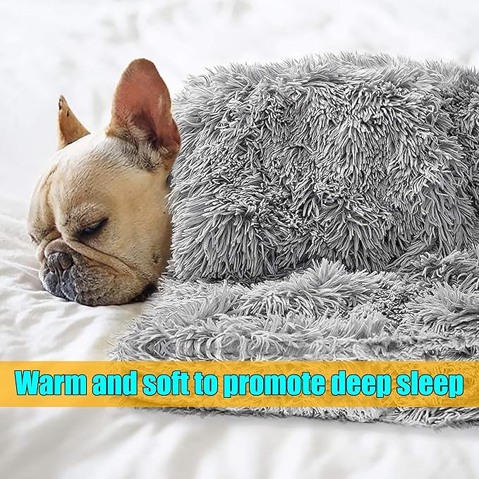 Pet Dog Bed Blanket, Fluffy Fleece Throw Sleep Mat, Soft Puppy Cat Kitten Blanket, S M L XL, Fuzzy Reversible Sherpa for Bed, Couch, Sofa, Travel, Washable & Lightweight