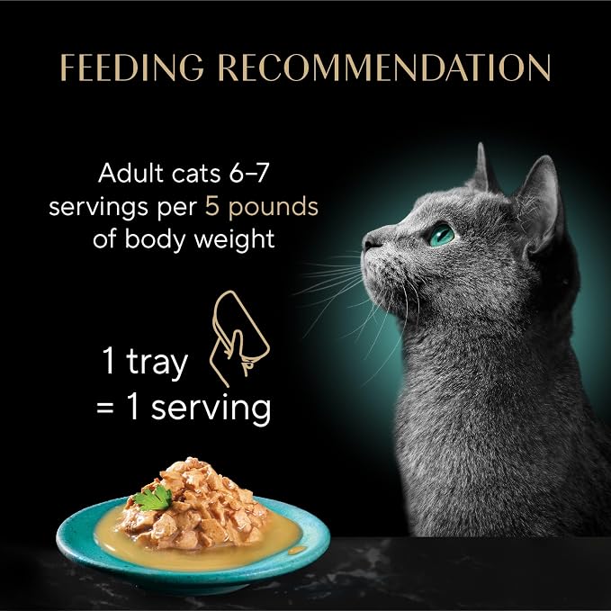 Sheba Gravy Indulgence Adult Wet Cat Food, Wet Food for Cats White Fish Entree in Extra Gravy, 2.6 oz. Twin-Pack Trays (24 Count, 48 Servings)