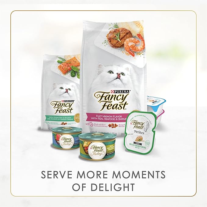 Fancy Feast Purina Gravy Lovers Turkey Feast Grilled Gourmet Cat Food in Wet Cat Food Gravy - 3 oz. Cans,(Pack of 48)