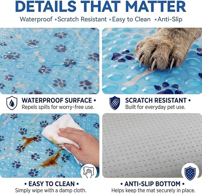 Dogs Cooling Mat,Self Cooling Dog Bed, Patented Non-Toxic Gel Cooling Pad for Pets, Durable Waterproof Dog Cooling Mat for Small, Medium, Large Dogs and Cats, Indoor Outdoor Summer Use(Small)