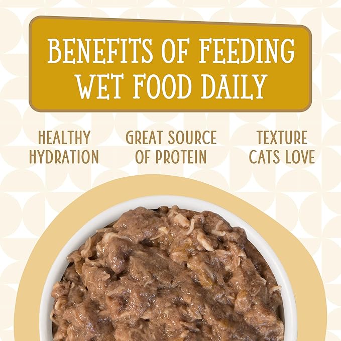 Weruva Cats in The Kitchen, Goldie Lox with Chicken & Salmon Au Jus Cat Food, 6oz Can (Pack of 24)