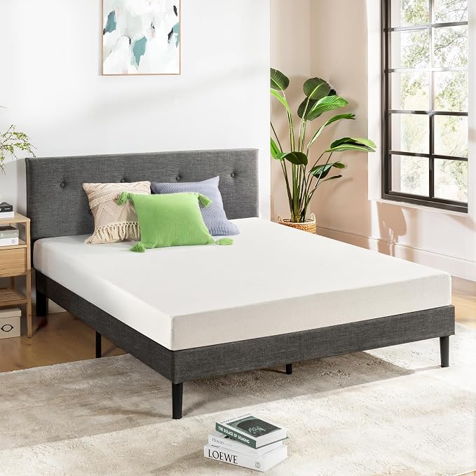 Best Price Mattress 6 Inch Queen Short Mattress For RV Camper, Green Tea Memory Foam