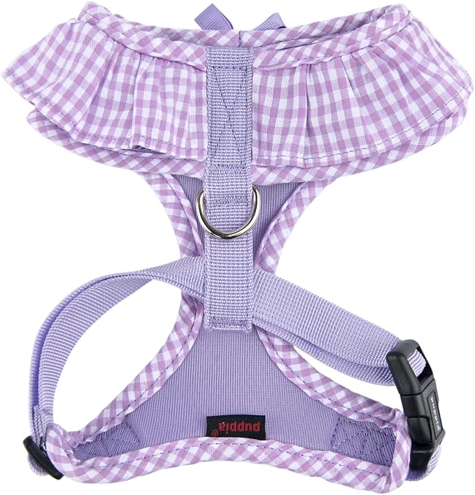 Puppia Vivien Dog Harness A (Over-the-Head) Fashionable Mesh Spring Summer Harness for Small Dogs, Violet, Small