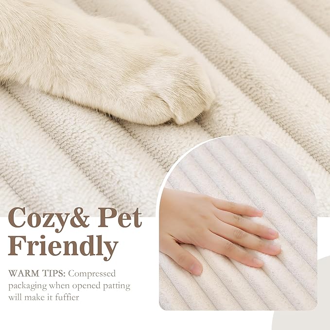 MYSKY HOME 100% Waterproof Couch Cover for Pets, Couch Covers for Sofa, Sectional Couch Covers for Dogs, Sofa Covers Washable Slipcovers Protector Couch Cushion Covers, Off White, 35"x70.9"