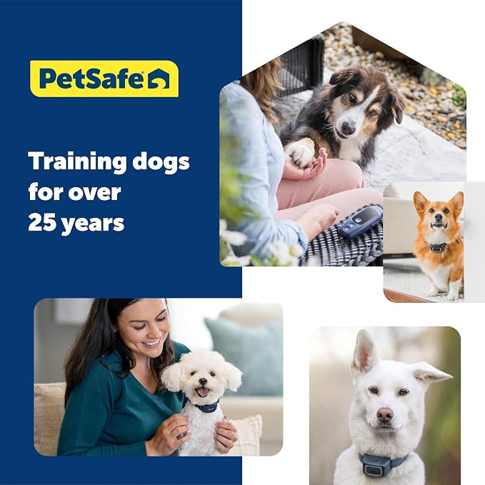 PetSafe NanoBark 2.0 Bark Collar for Small Dogs Lightweight, Adjustable 4-15" Neck Smart Bark Detection Auto-Adjusting Static Correction Waterproof & Rechargeable Up to 7 Days Battery