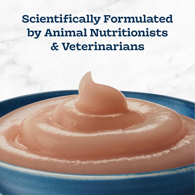 Blue Buffalo Tastefuls Beef Purées Natural Wet Cat Food Topper, Just 5 Ingredients Including Real Beef, All Life Stages, 3-oz. Resealable Pouches (12 Count)