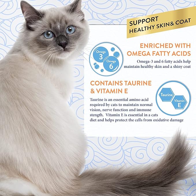 INABA Churu for Skin and Coat Lickable Purée Natural Cat Treats with Omega Oils, Taurine and Green Tea, 0.5 Ounces Each - Chicken Recipe (12 Tubes)