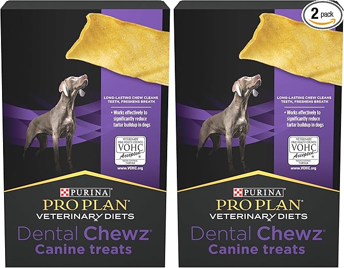 Pro Plan Veterinary Diets Dental Chewz Dog, 5 oz | Treats | Box | Pack of 2
