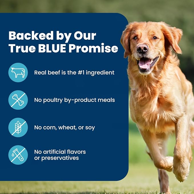 Blue Buffalo Life Protection Formula Beef & Brown Rice Adult Dry Dog Food, Supports Immunity with Antioxidant-Rich LifeSource Bits, Promotes Healthy Muscle Development, Skin & Coat Health, 40 lbs.