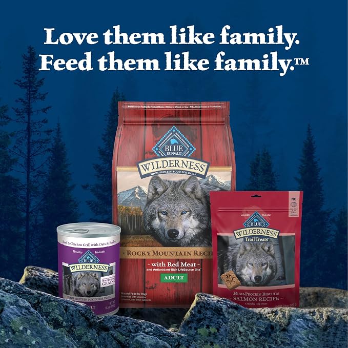 Blue Buffalo Wilderness Trail Toppers Wild Cuts Chicken & Beef Variety Pack, Natural Wet Dog Food Made with Natural Ingredients, Protein-Rich & Grain-Free Recipes, 3-oz. Each (12 Pouches)