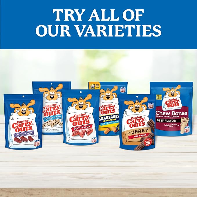 Canine Carry Outs Beef & Cheese Flavor Dog Treats, 47oz