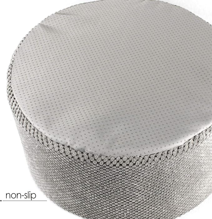 Winsterch Large Cat Bed - Soft, Enclosed & Washable cat Cave Bed for Indoor/Outdoor Cats & Kittens with Anti-Slip Bottom,Calming, Covered Cave Bed (Gray,17.8 x 17.8 x 7.84 in)