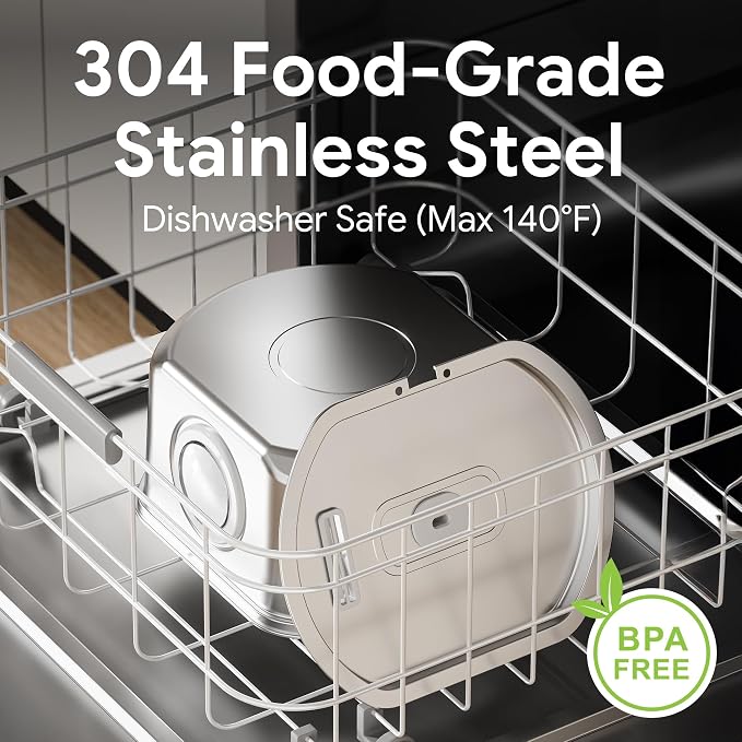 Cat Water Fountain Stainless Steel - Pet Drinking Fountain for Cats Indoor - 3.2L/108oz Automatic Water Dispenser with Watering Level Window (4 Filter)