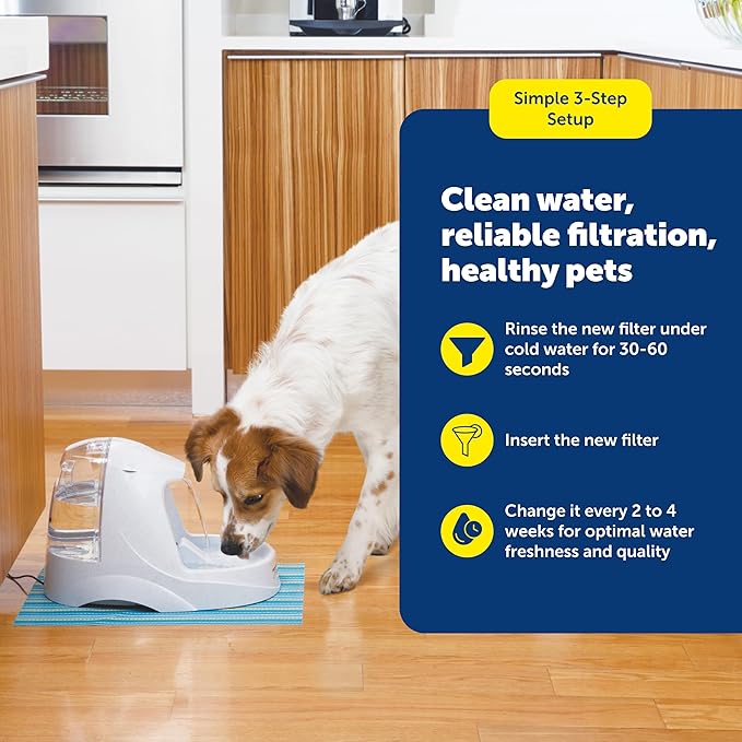 PetSafe Drinkwell Premium Replacement Carbon Filters, Dog and Cat Water Fountain Filters, Pack of 12