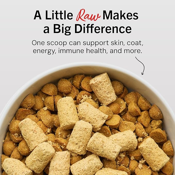 Stella & Chewy's Freeze-Dried Raw Chicken Meal Mixers- Dog Food Topper and Mixer - Made with 95% Cage-Free Chicken, Organs & Bone - Perfect for Picky Eaters - Grain-Free - 18oz