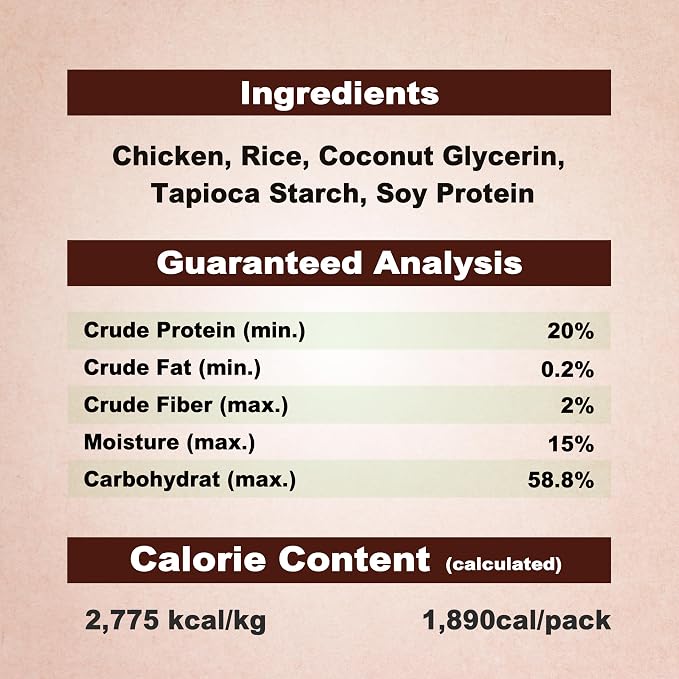 Afreschi Chicken Dog Treats, All Natural, Healthy & Easily Digestible, Grain-Free Puppy Chews, Low-Fat, Human Grade Training & Rewards Dog Snacks, Rice Sticks, 24 oz Pack