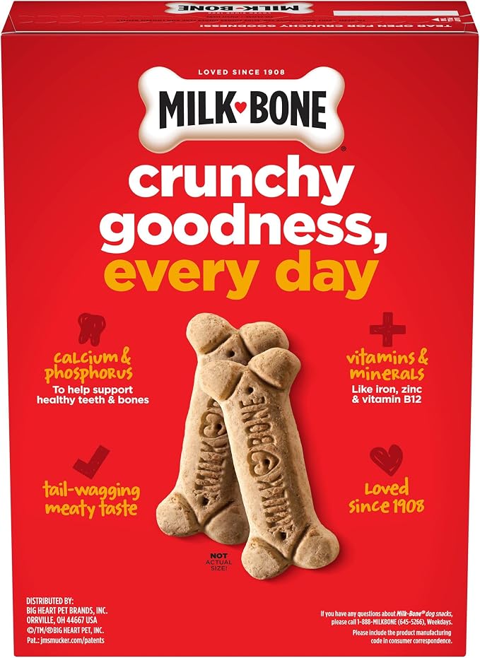 Milk-Bone Original Biscuits, Medium Dog Treats, 24 Oz. Box